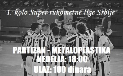 DERBI NA STARTU SRLS: Partizan dočekuje Metaloplastiku
